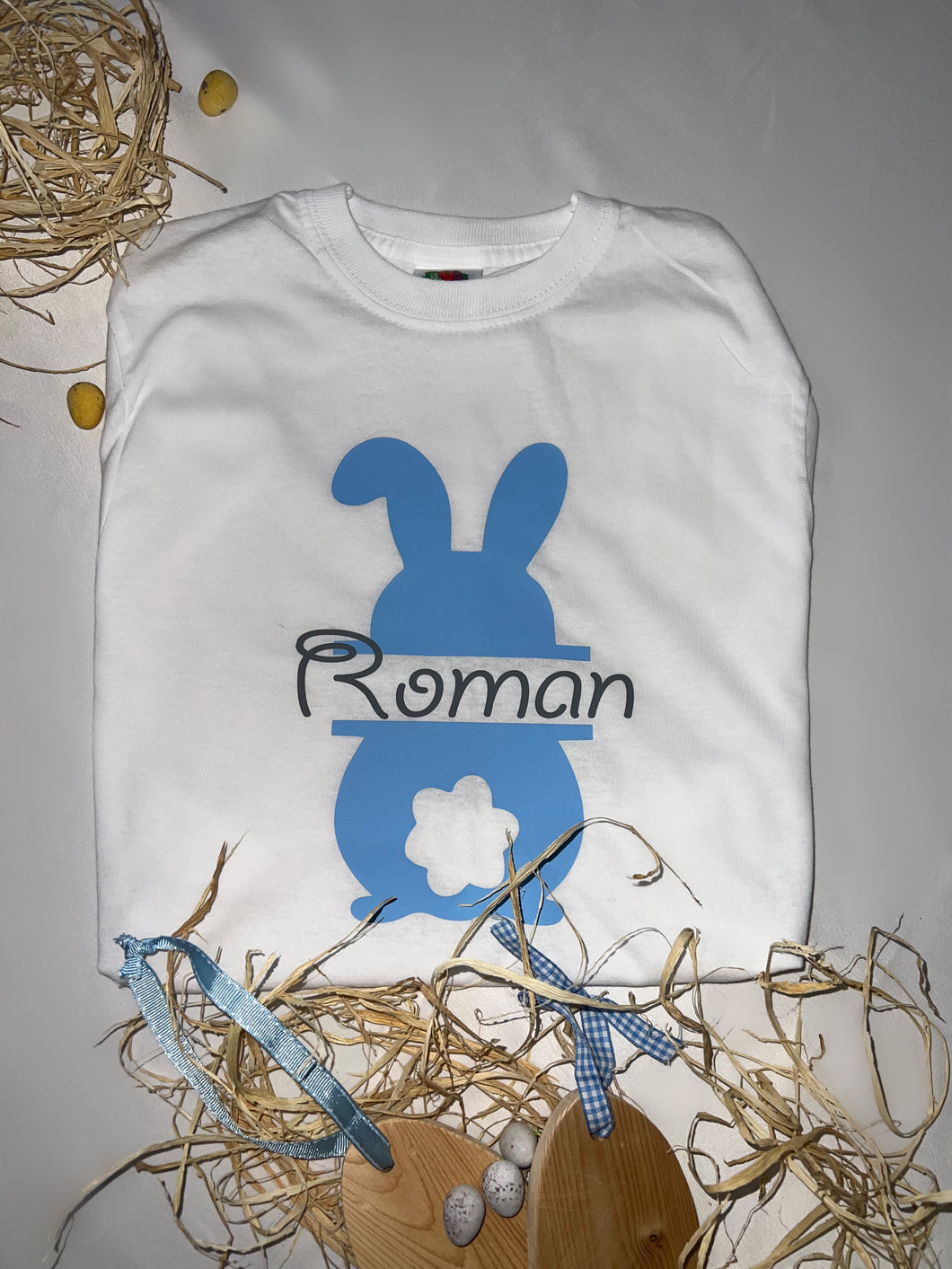 Kids personalised Easter T-shirt