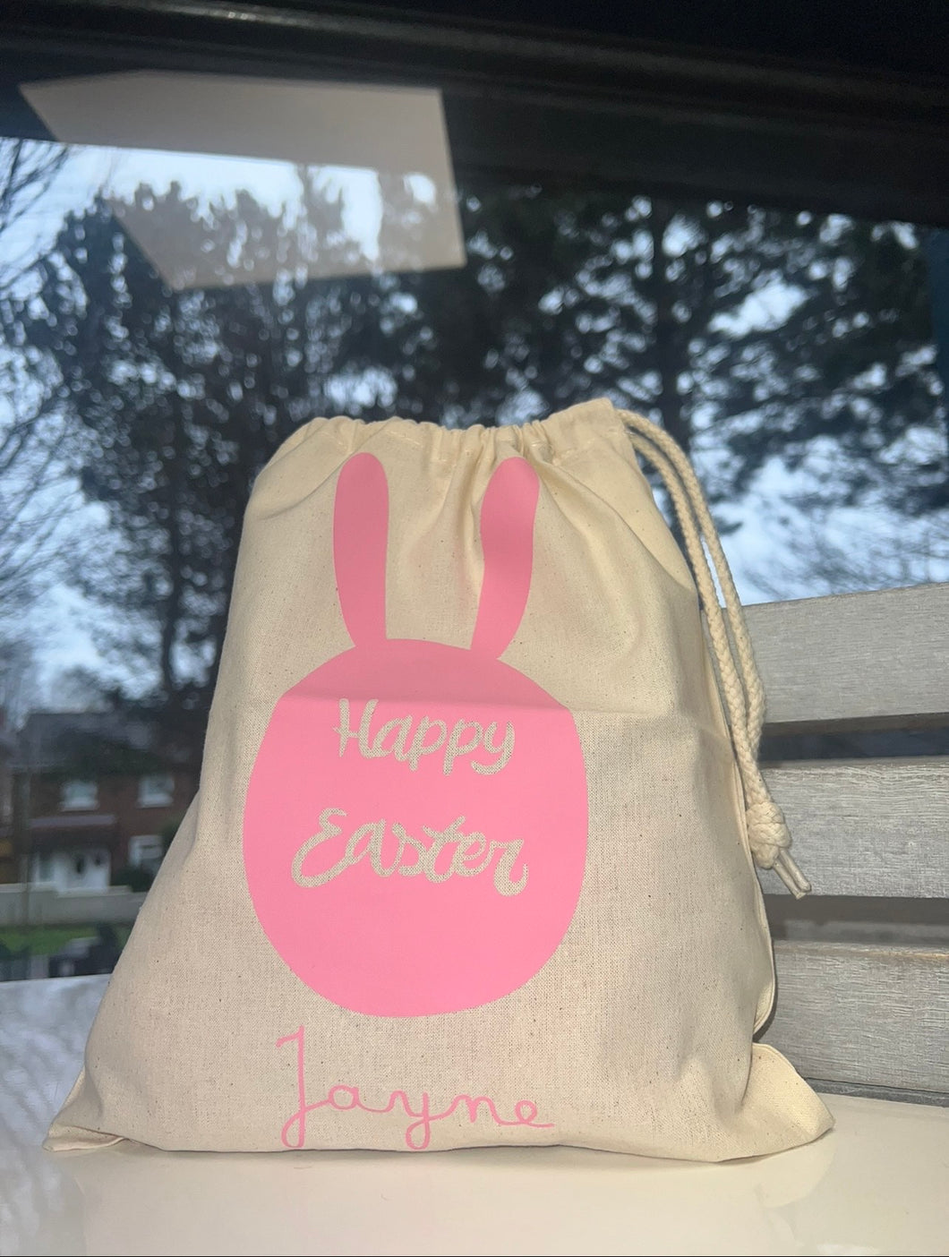 Personalised Easter Drawstring bags