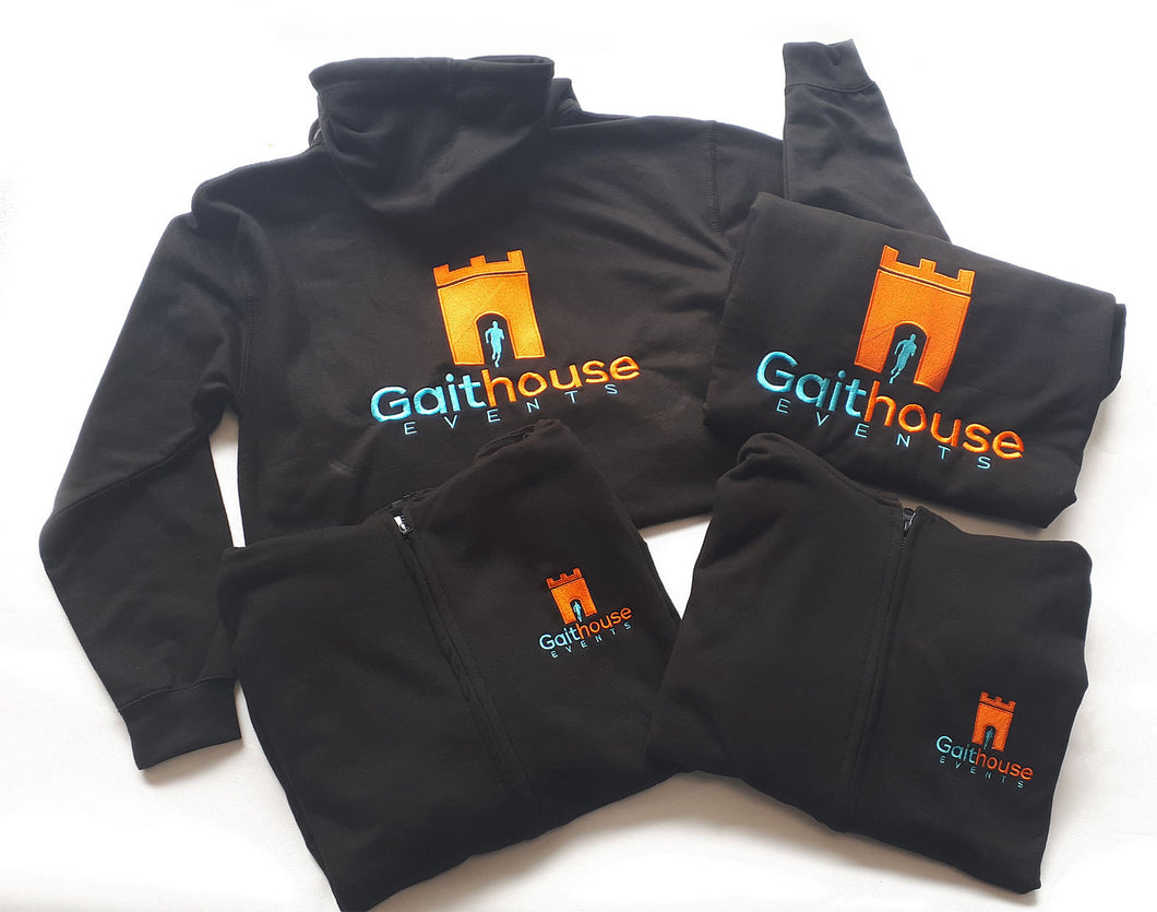 Gaithouse Events Embroidered Zipped Hoodie