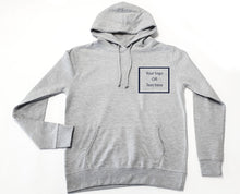 Load image into Gallery viewer, Grey Marl Unisex Embroidered pull over Hoodie
