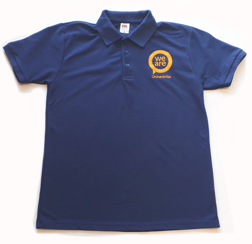 Navy Embroidered Orchardville Polo