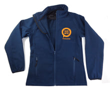 Load image into Gallery viewer, Navy Womens Orchardville Embroidered Soft Shell Jacket
