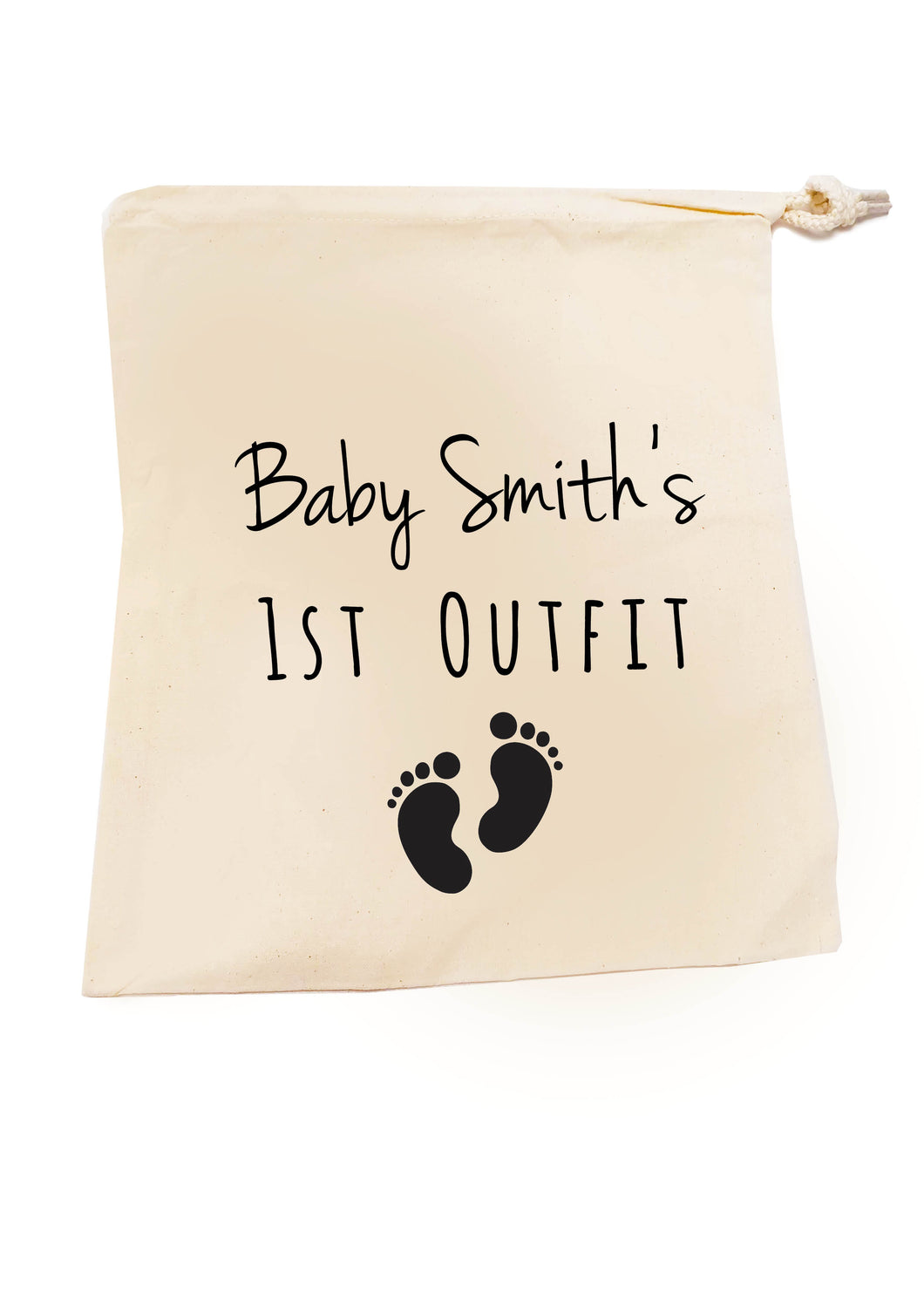 Personalised Baby's First Outfit Keepsake / Hospital Bag