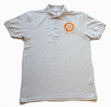 Load image into Gallery viewer, Grey Marl Embroidered Orchardville Polo
